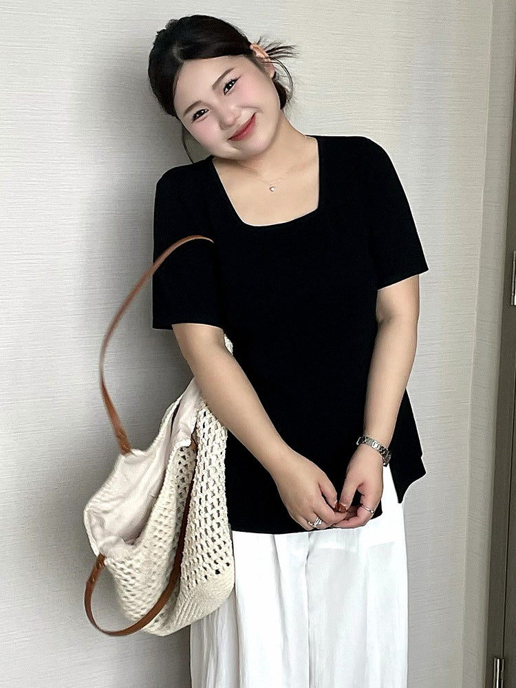 Short Sleeve Women White Tops