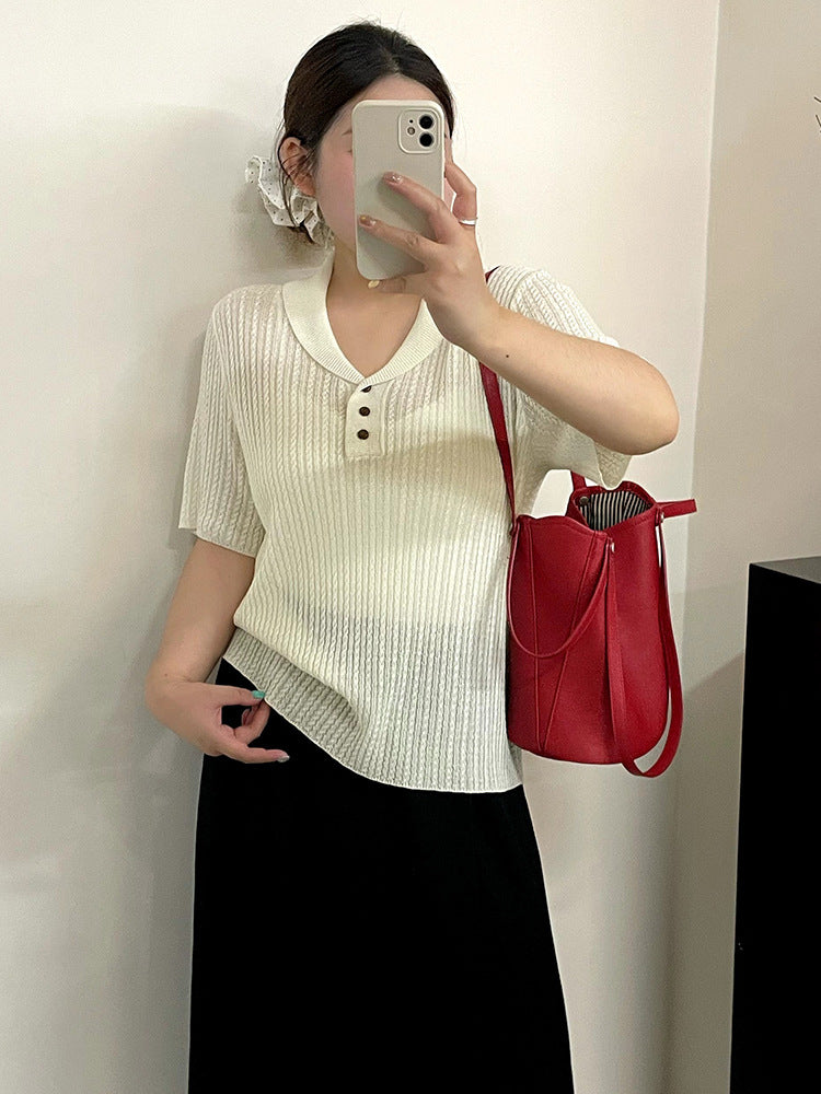 Women's Summer Casual and Versatile Short-Sleeve T-Shirt