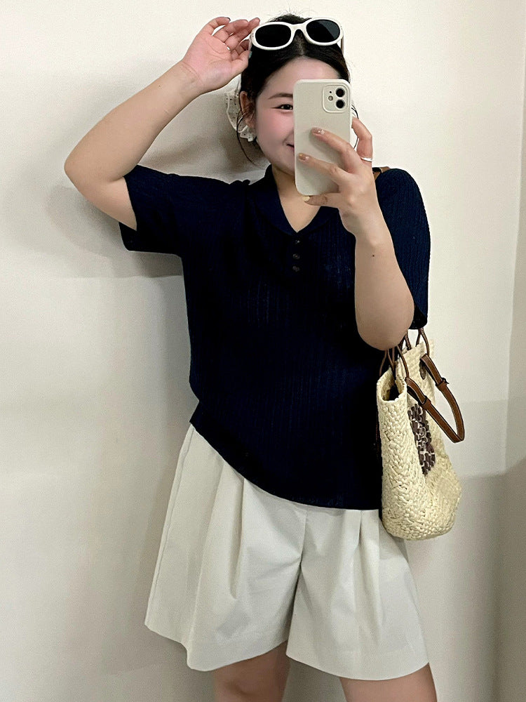 Women's Summer Casual and Versatile Short-Sleeve T-Shirt